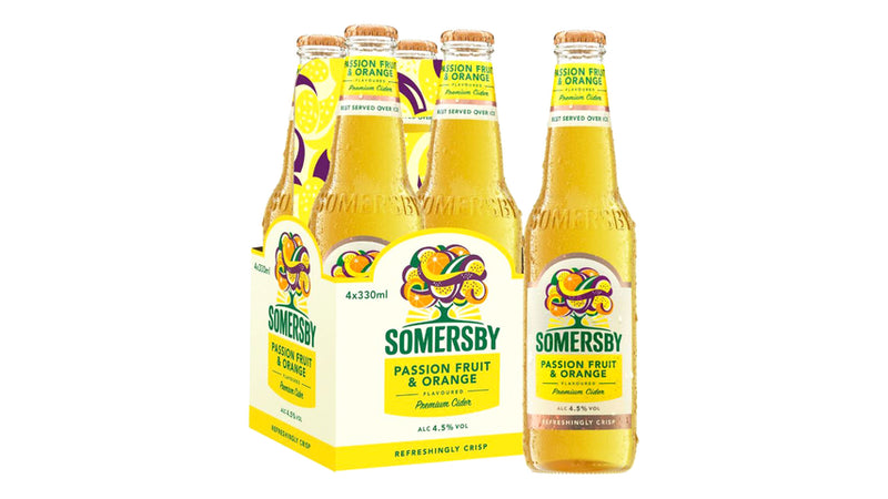 Somersby Passionfruit & Orange Cider 24x330ml bottles